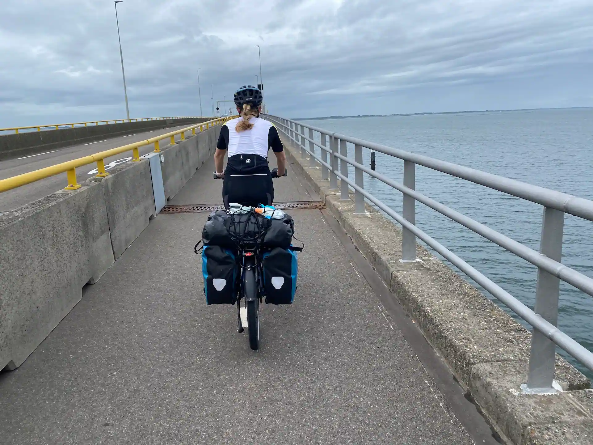 Fietsen over de Zeelandbrug