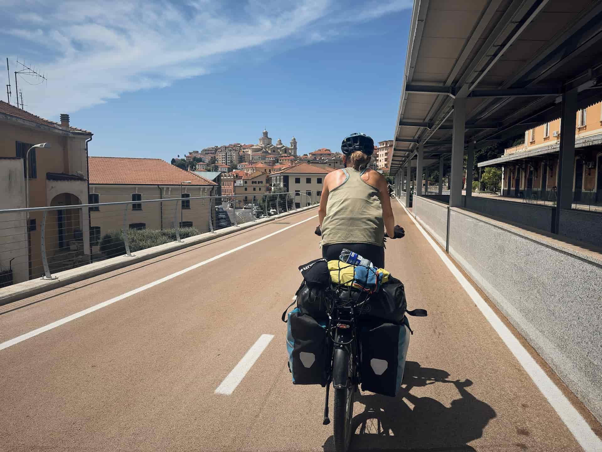 Fietsen langs de Italiaanse kust